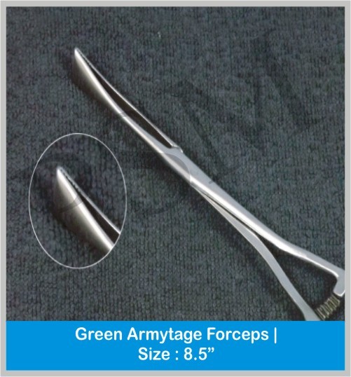 Green 2024 armytage forceps